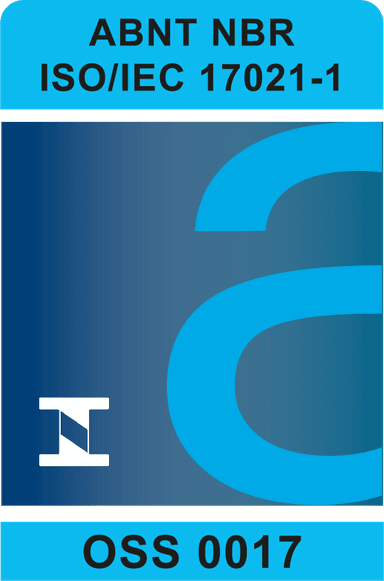Selo de acreditação ABNT NBR ISO/IEC 17021-1