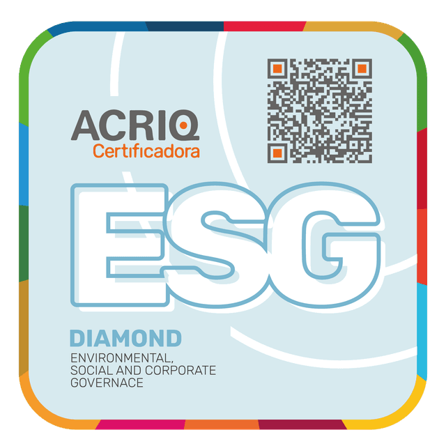 Selo de certificação ESG DIAMOND